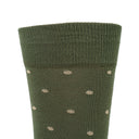Polka Dress classic bambusa zeķes – tumši zaļas