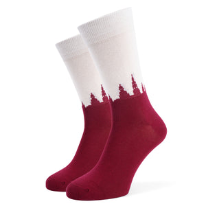 Rīgas zeķe sarkana