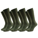 Merino militāro zeķu komplekts, 4 pāri – Army Green